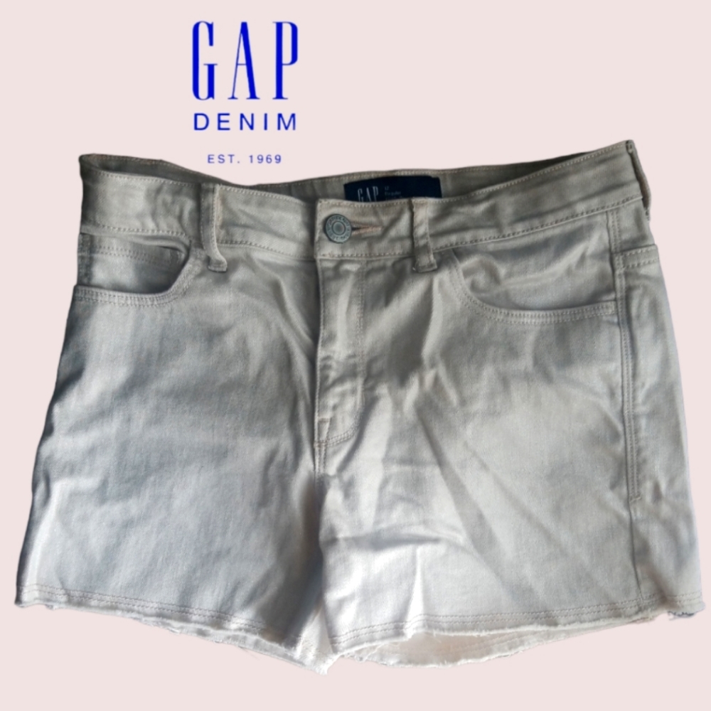 GAP Girls Shimmery Regular High Waist Short Size 12